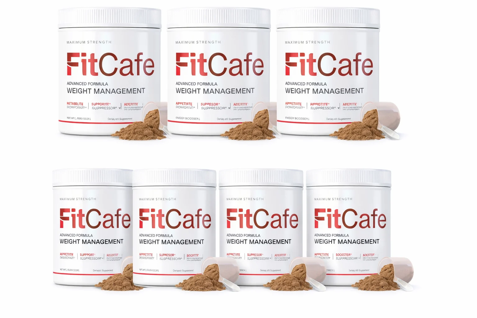 6 Bottles FitCafe Weight Loss Supplement